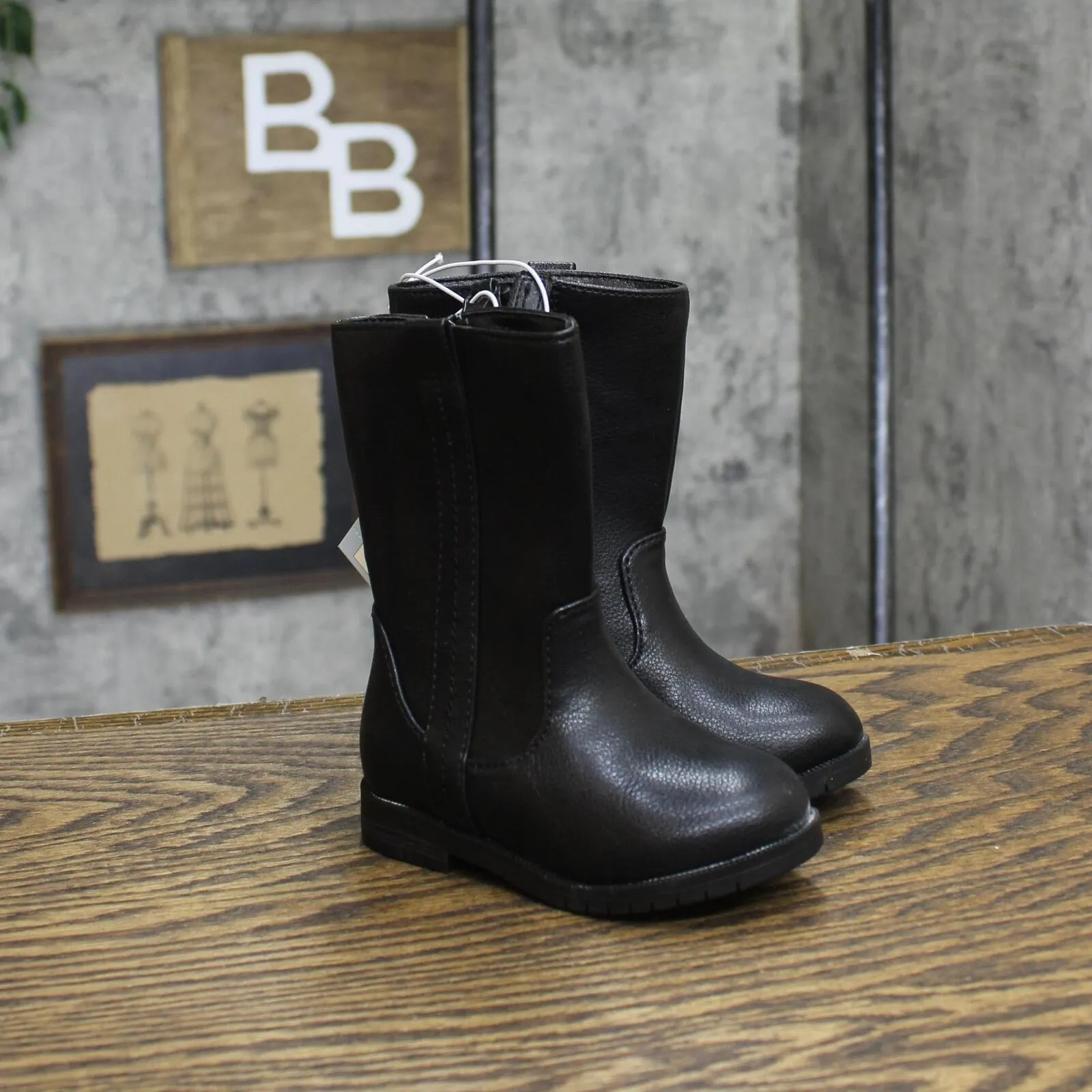 Cat & Jack Toddler Girls Mimi Riding Boots 88435552 Black 5T