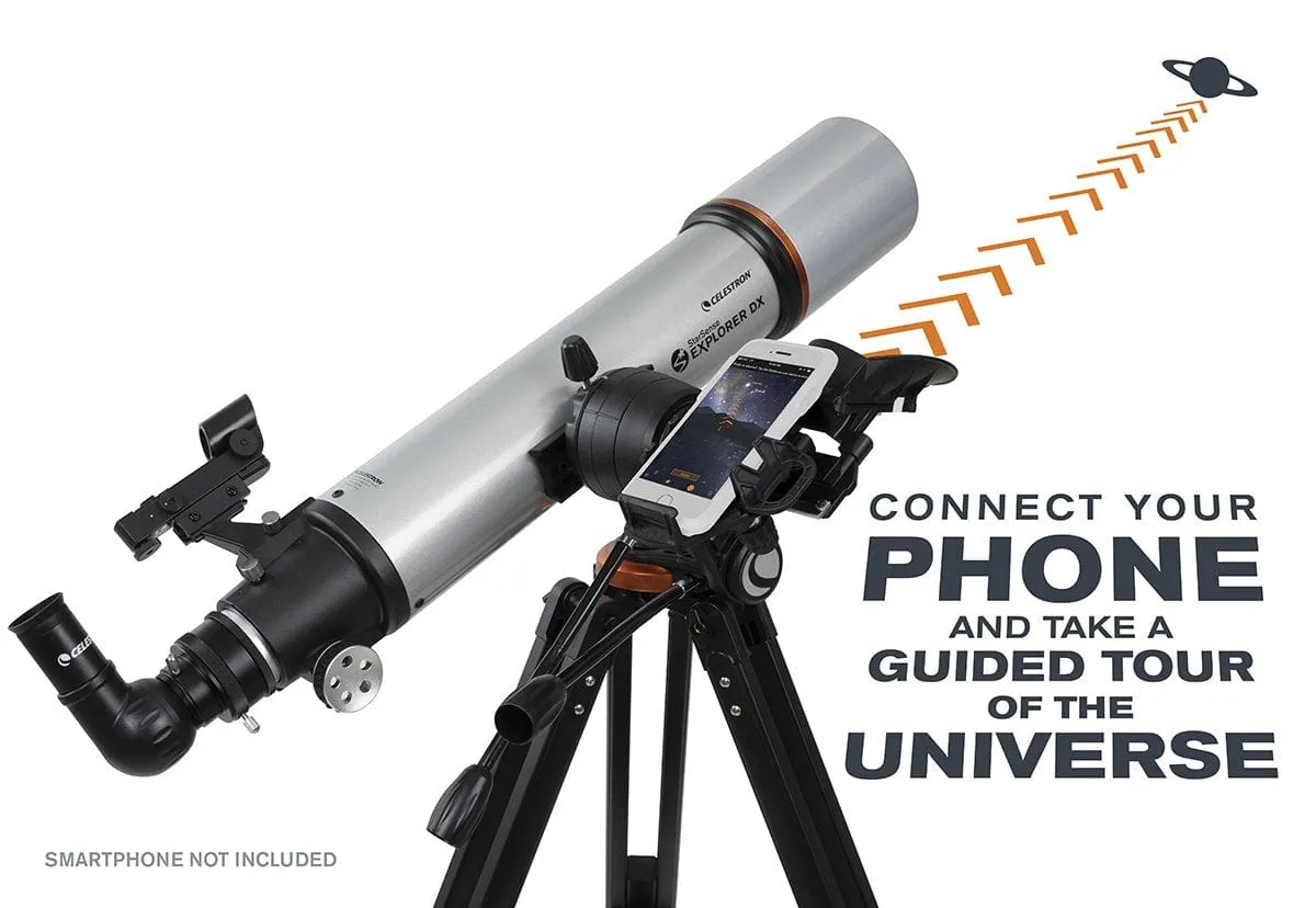 Celestron StarSense Explorer DX 102AZ Smartphone App-Enabled Refractor Telescope - 22460