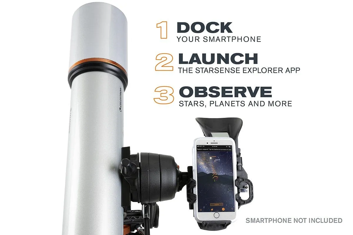 Celestron StarSense Explorer DX 102AZ Smartphone App-Enabled Refractor Telescope - 22460