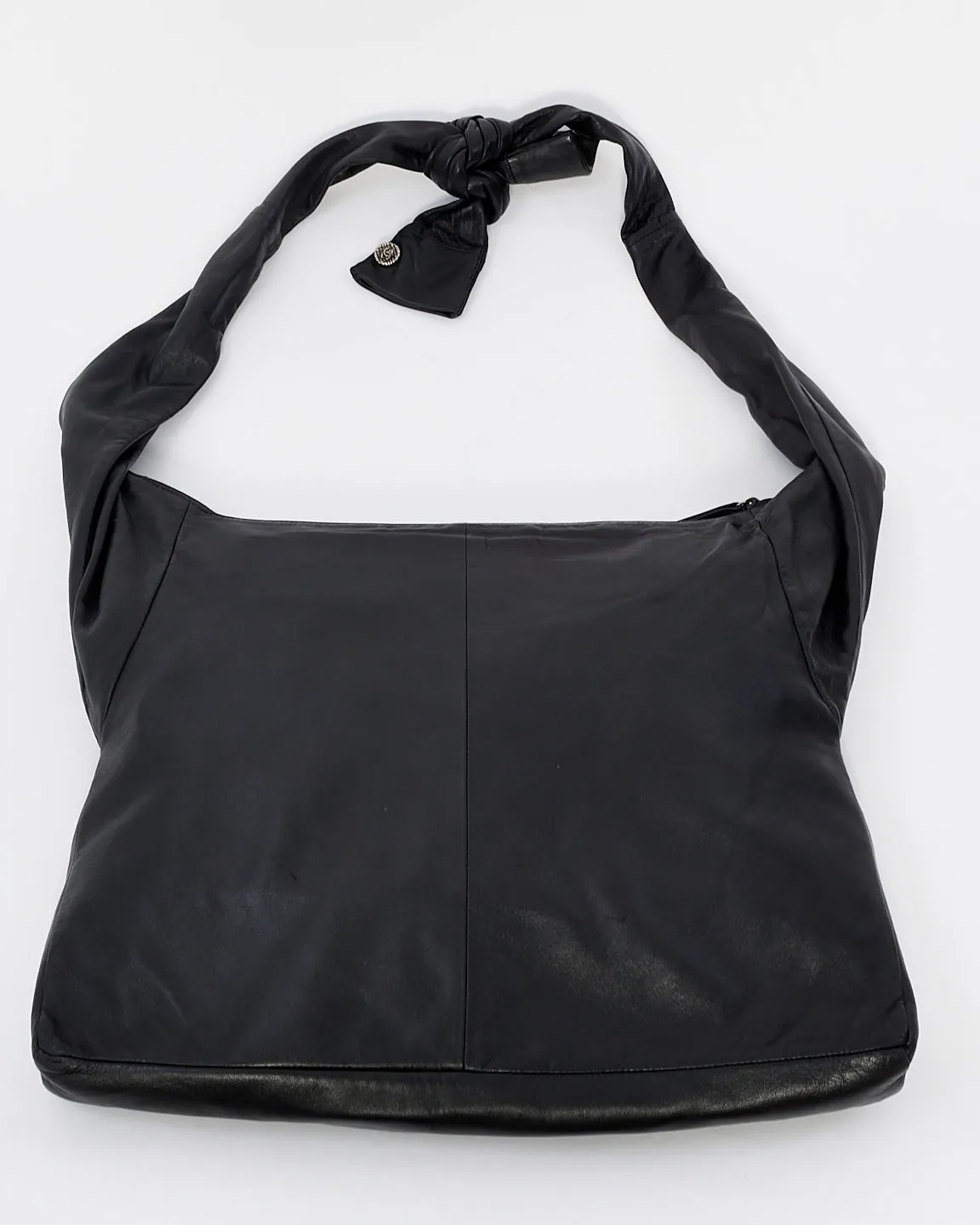Chanel Black Leather Girl Crossbody Bag