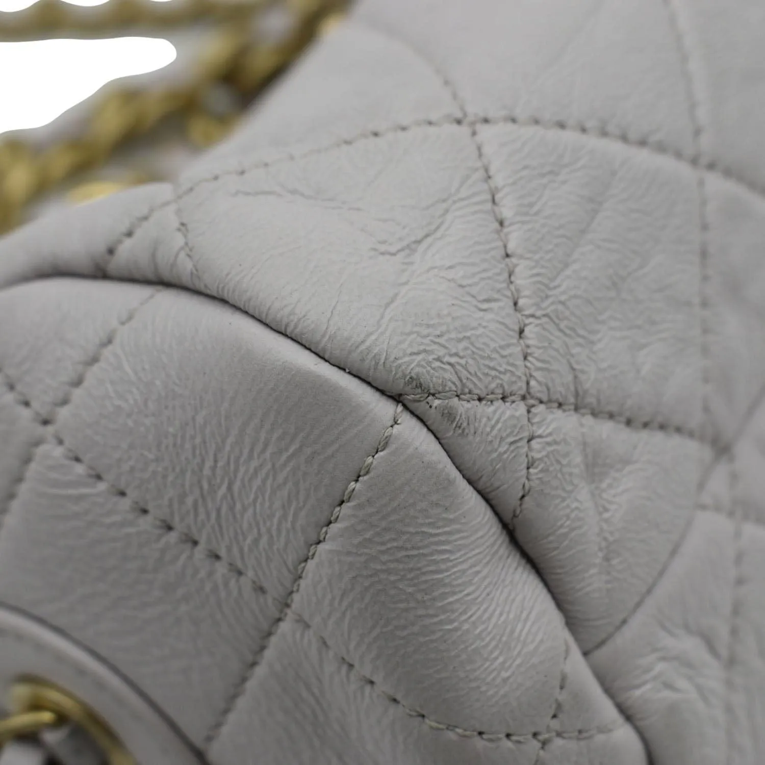 CHANEL Fashion Therapy Bowling Small Quilted Leather Crossbody Bag Light Pink