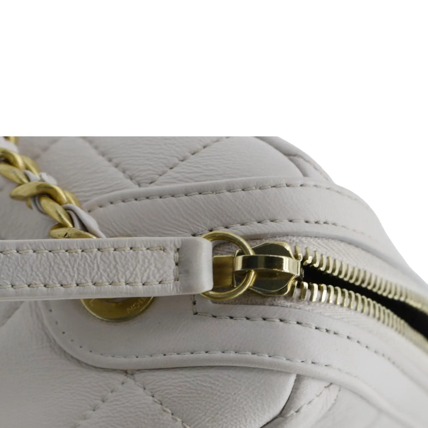 CHANEL Fashion Therapy Bowling Small Quilted Leather Crossbody Bag Light Pink