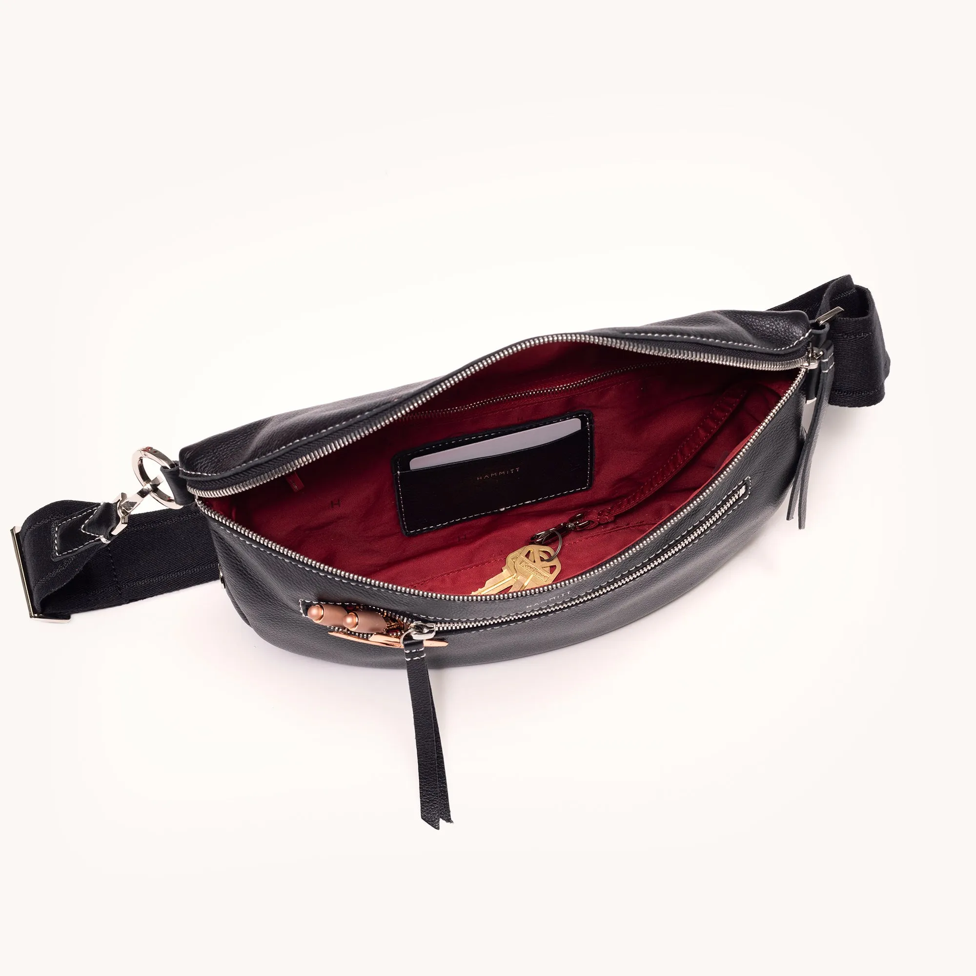 Charles Crossbody | Tempo Black/Silver | Lrg