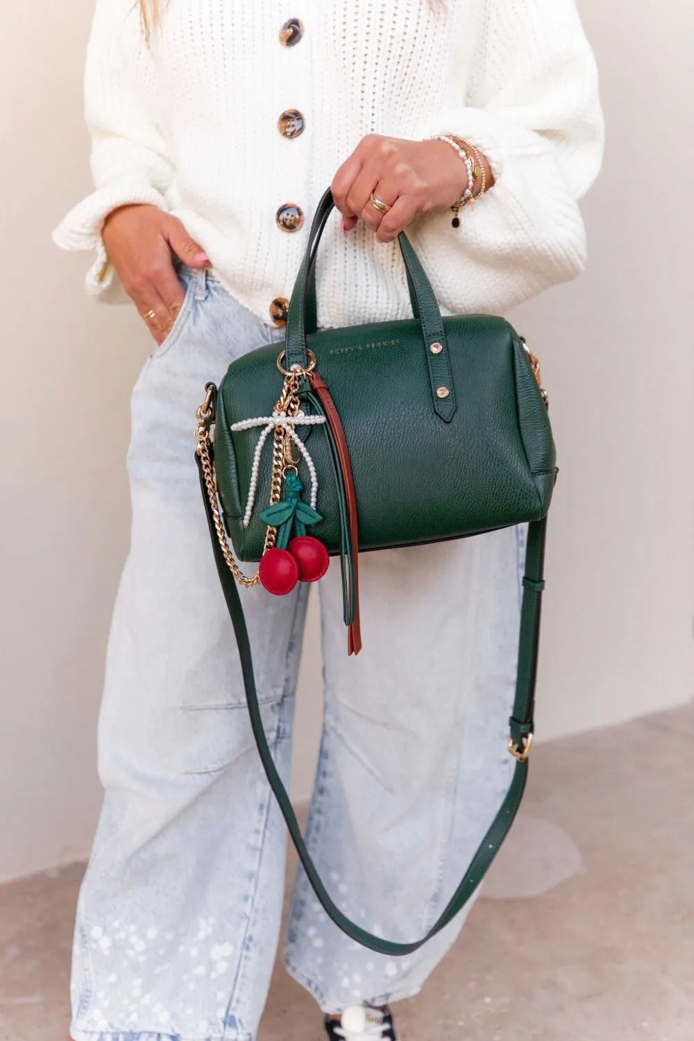 Cherry Bag Charm