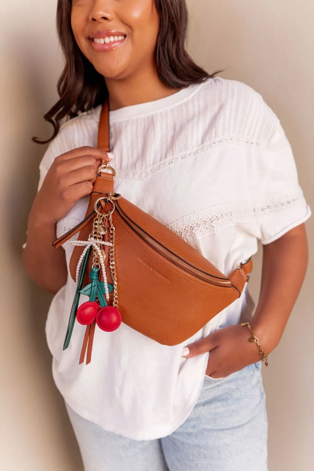 Cherry Bag Charm