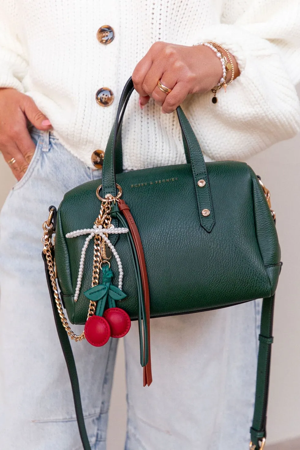 Cherry Bag Charm