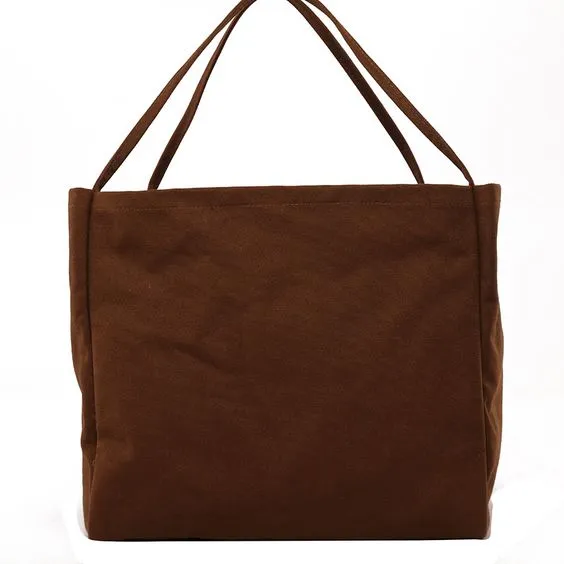 Chic Pure Color Tote Bag