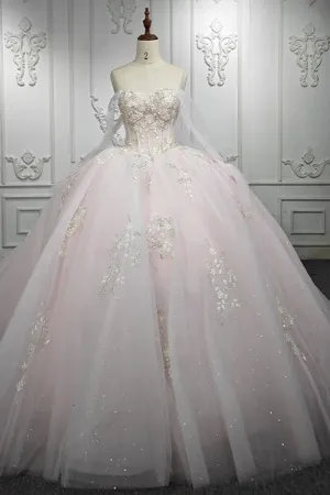 Chic Sequins Quinceanera Dresses Long Sleeves Off-the-shoulder Ball Gown Prom Dresses