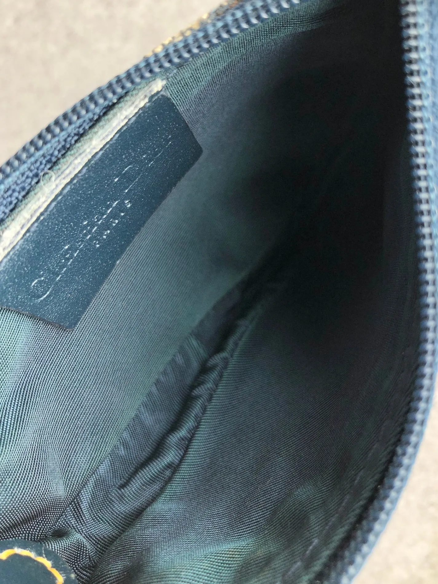 Christian Dior Trotter Coin Purse Navy Vintage 7w26jh