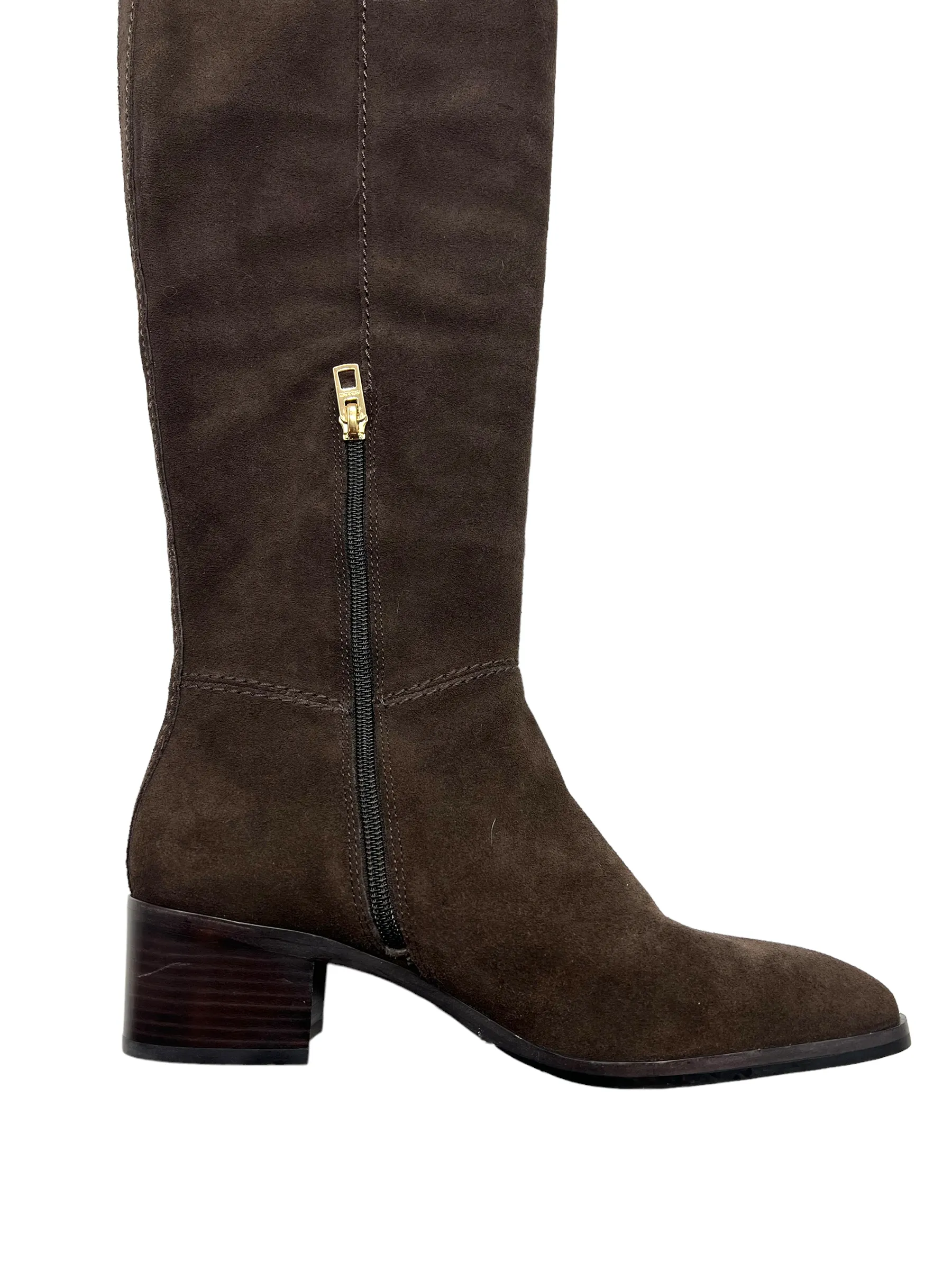 Coach Brown Suede OTK Size 8 Riding Boots