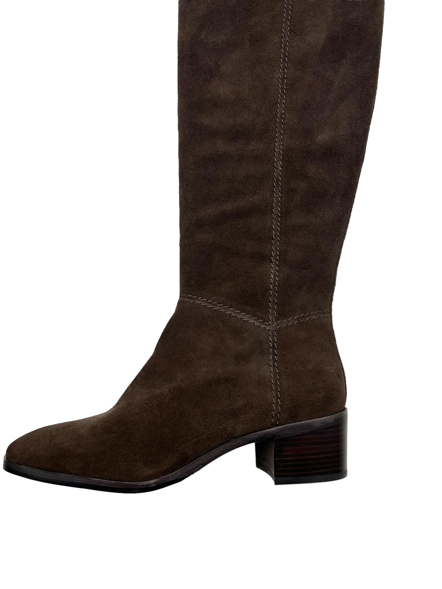 Coach Brown Suede OTK Size 8 Riding Boots