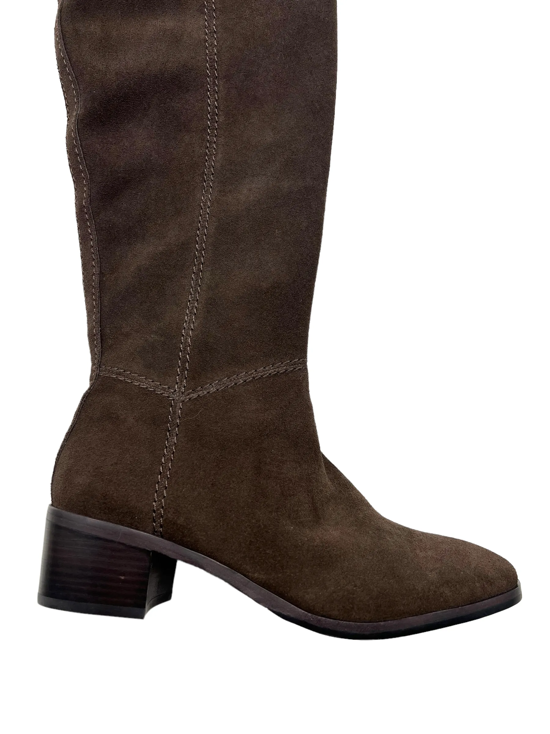 Coach Brown Suede OTK Size 8 Riding Boots