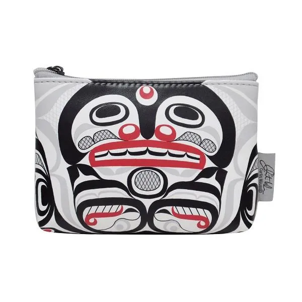 Coin Purse Killer Whale Crosshatch
