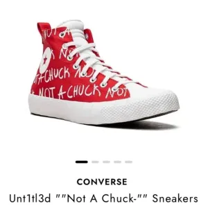 Converse UNT1TL3D Hi Top Not A Chuck Red/White Sneakers size little kids 13