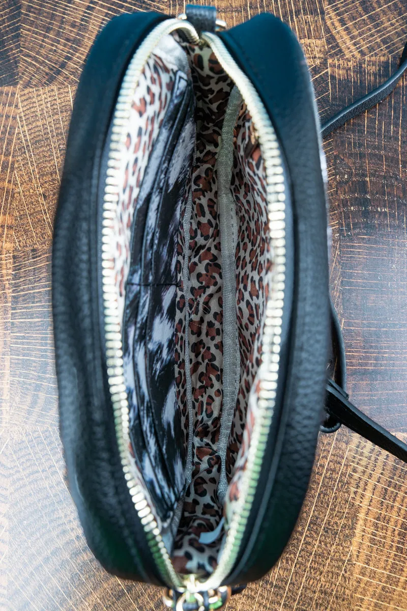 Cow-lifornia Dreaming Faux Leather Elly Crossbody