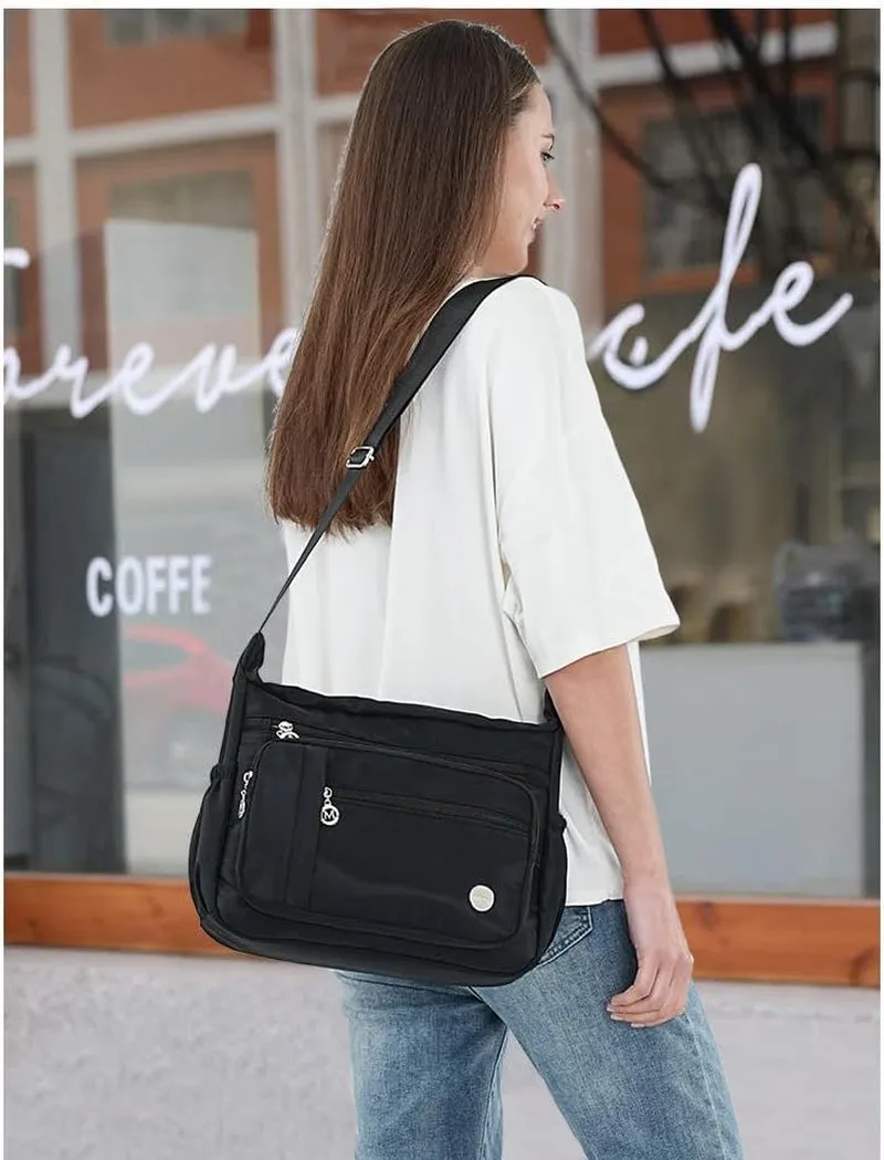 Crossbody Bag for Women, Multiple Pockets Shoulder Handbag with adjustable strap