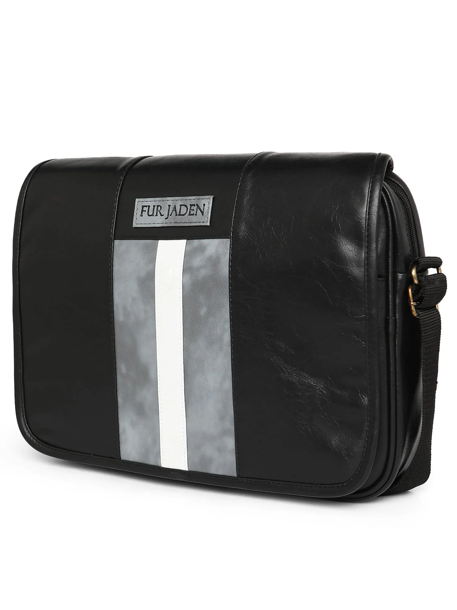 Cruelty Free Vegan Leather Crossbody (Black)