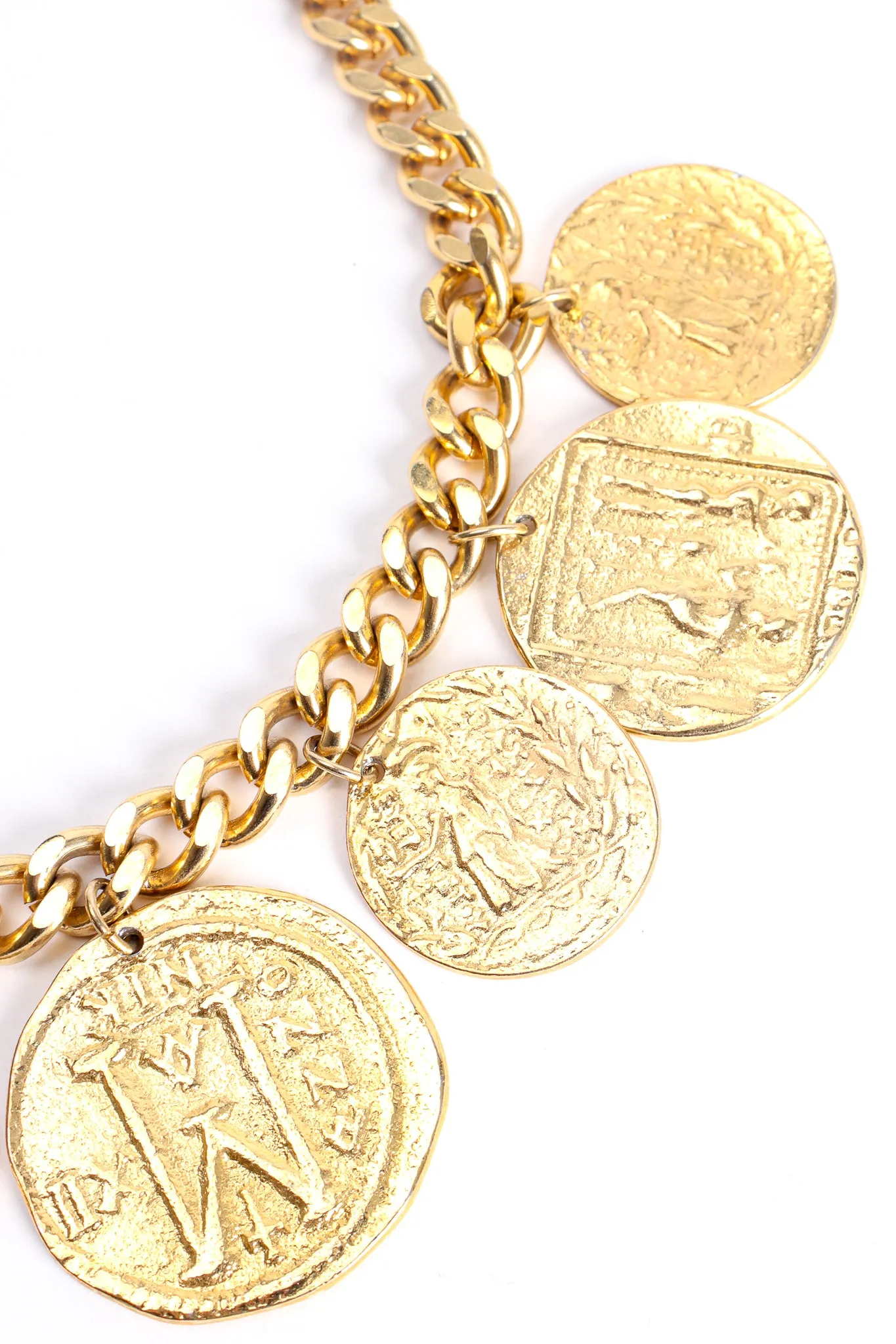 Curb Chain Coin Collar
