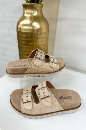 Dash Slip On Sandals Raffia
