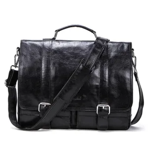 Debonair Genuine Leather Briefcase Carrying Bag