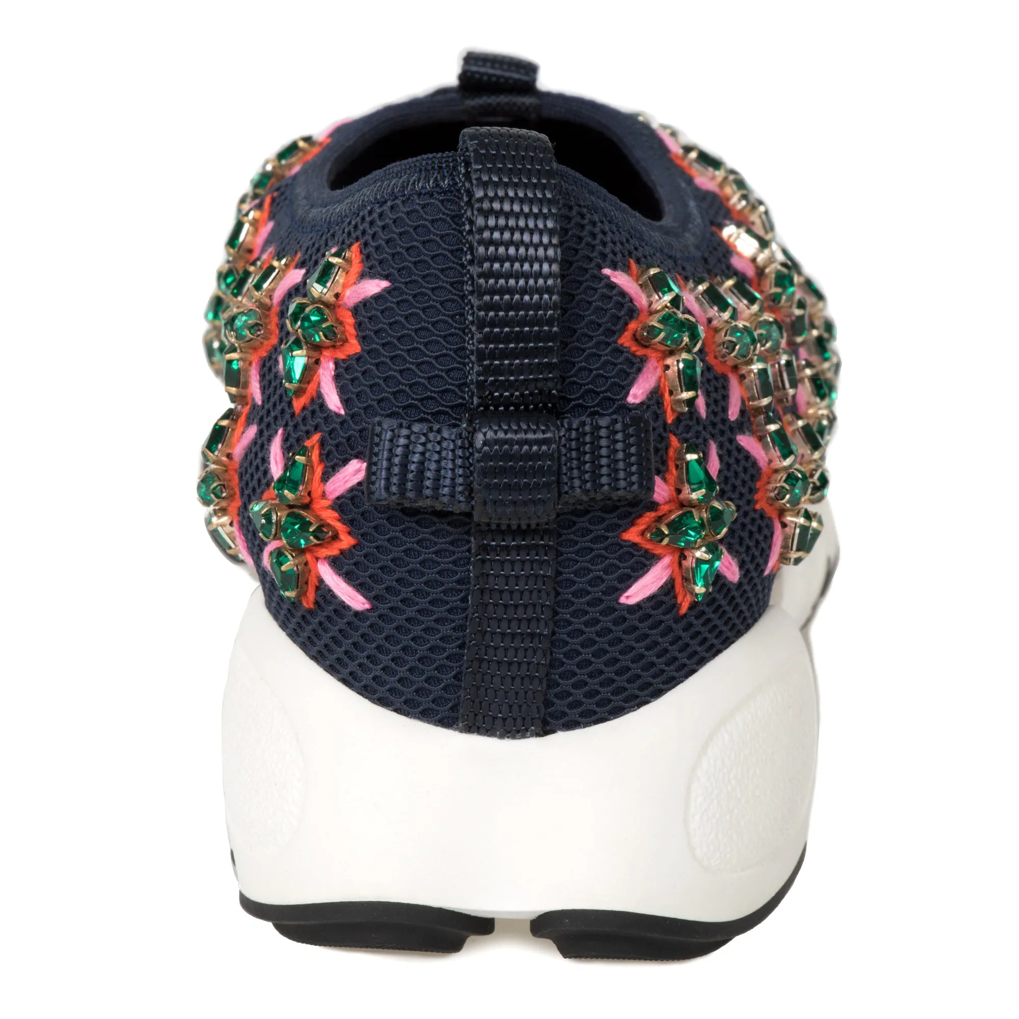 Dior Blue and Rose Flower Fusion Sneakers