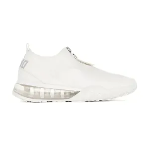 DKNY Kadia Zip-Up Sneaker - WHT