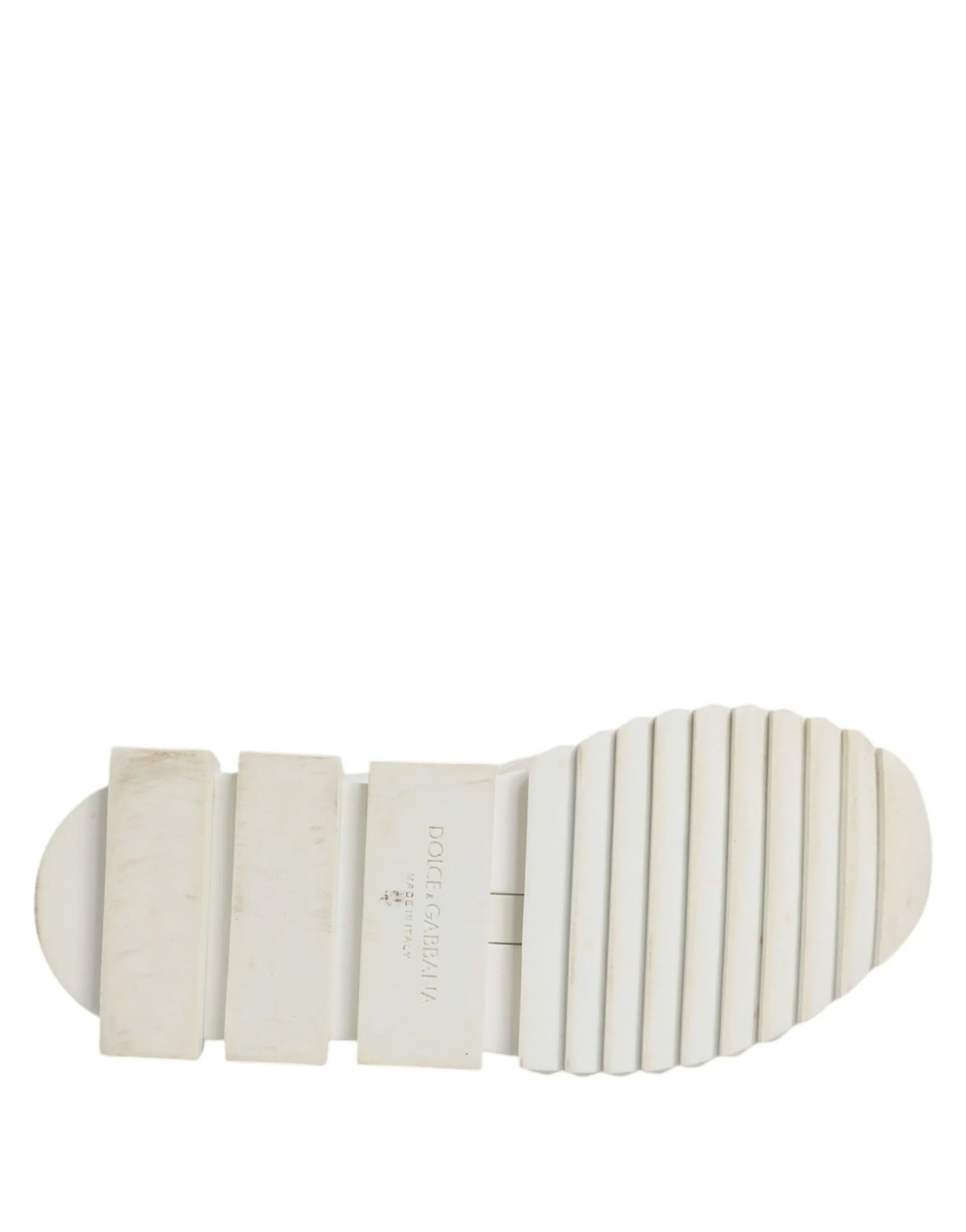 Dolce&Gabbana Sorrento Women White Sneakers Polyester Trainer Shoes Sz EUR 39.5