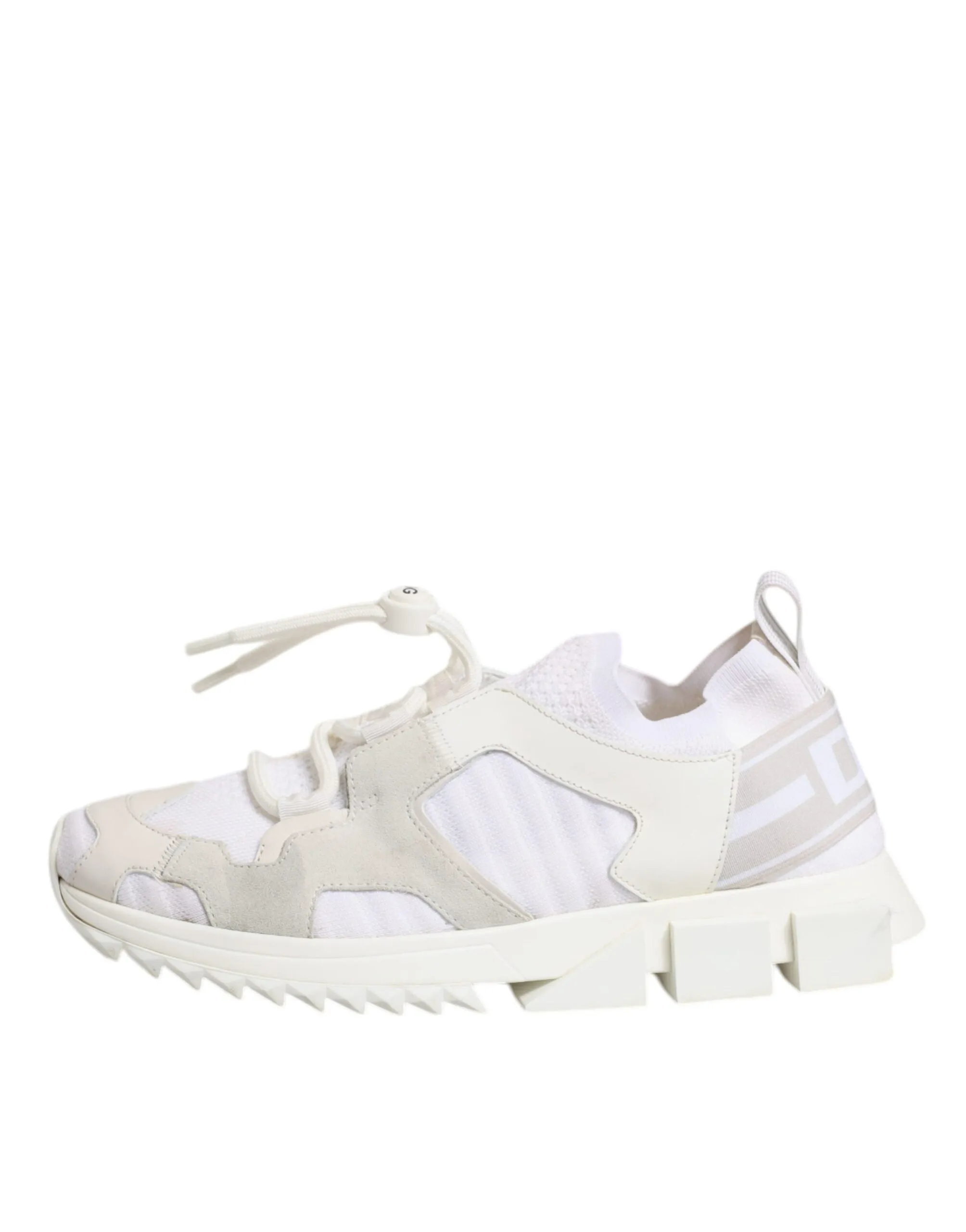 Dolce&Gabbana Sorrento Women White Sneakers Polyester Trainer Shoes Sz EUR 39.5