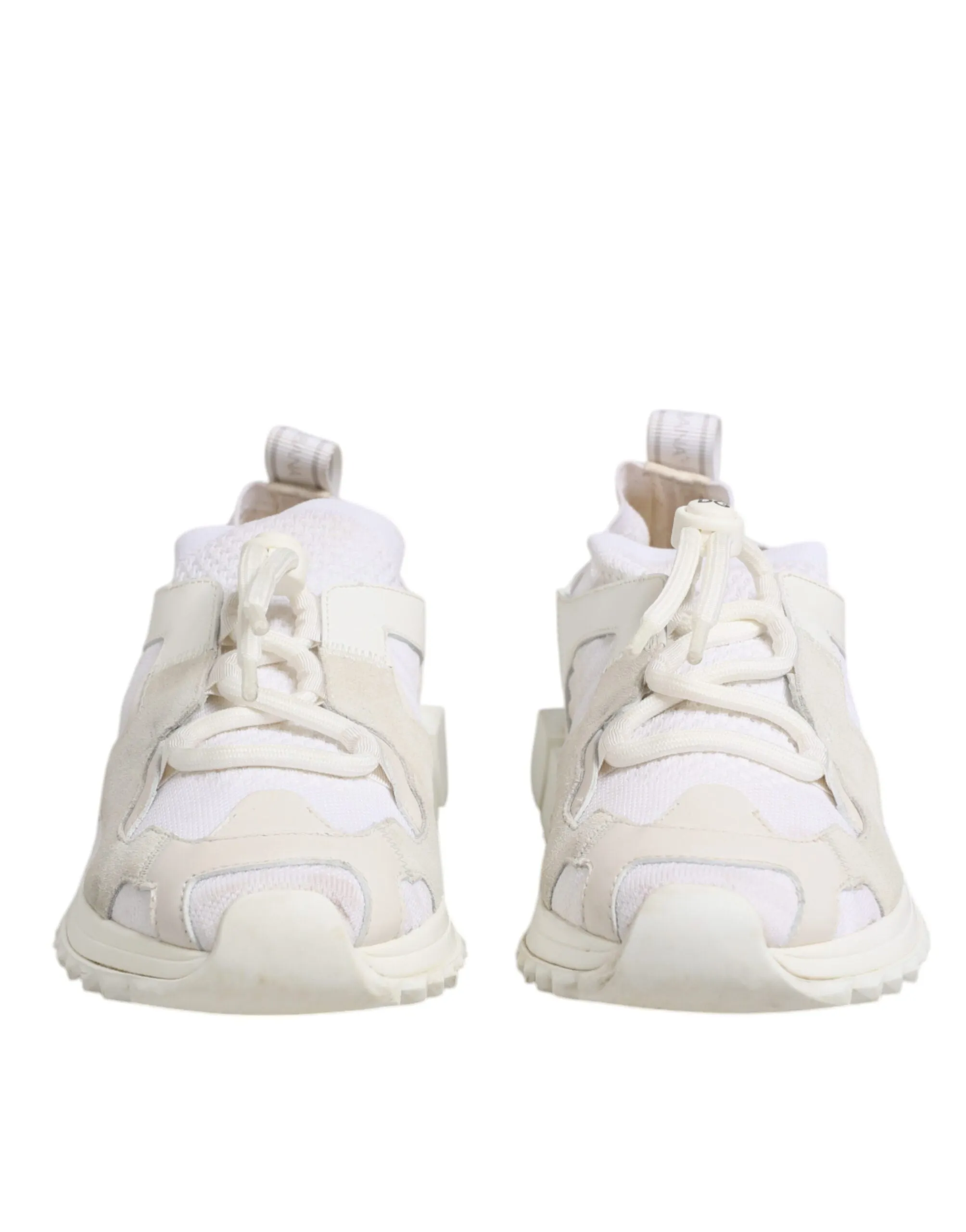 Dolce&Gabbana Sorrento Women White Sneakers Polyester Trainer Shoes Sz EUR 39.5
