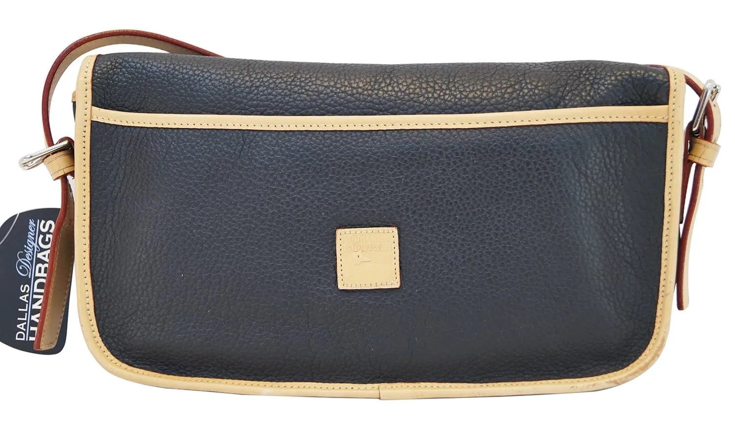 DOONEY & BOURKE Black Leather Shoulder Handbag