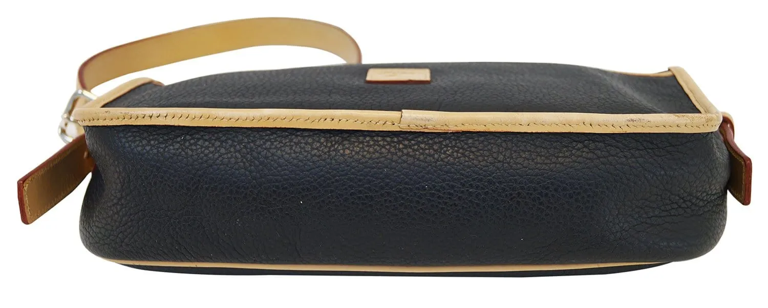 DOONEY & BOURKE Black Leather Shoulder Handbag