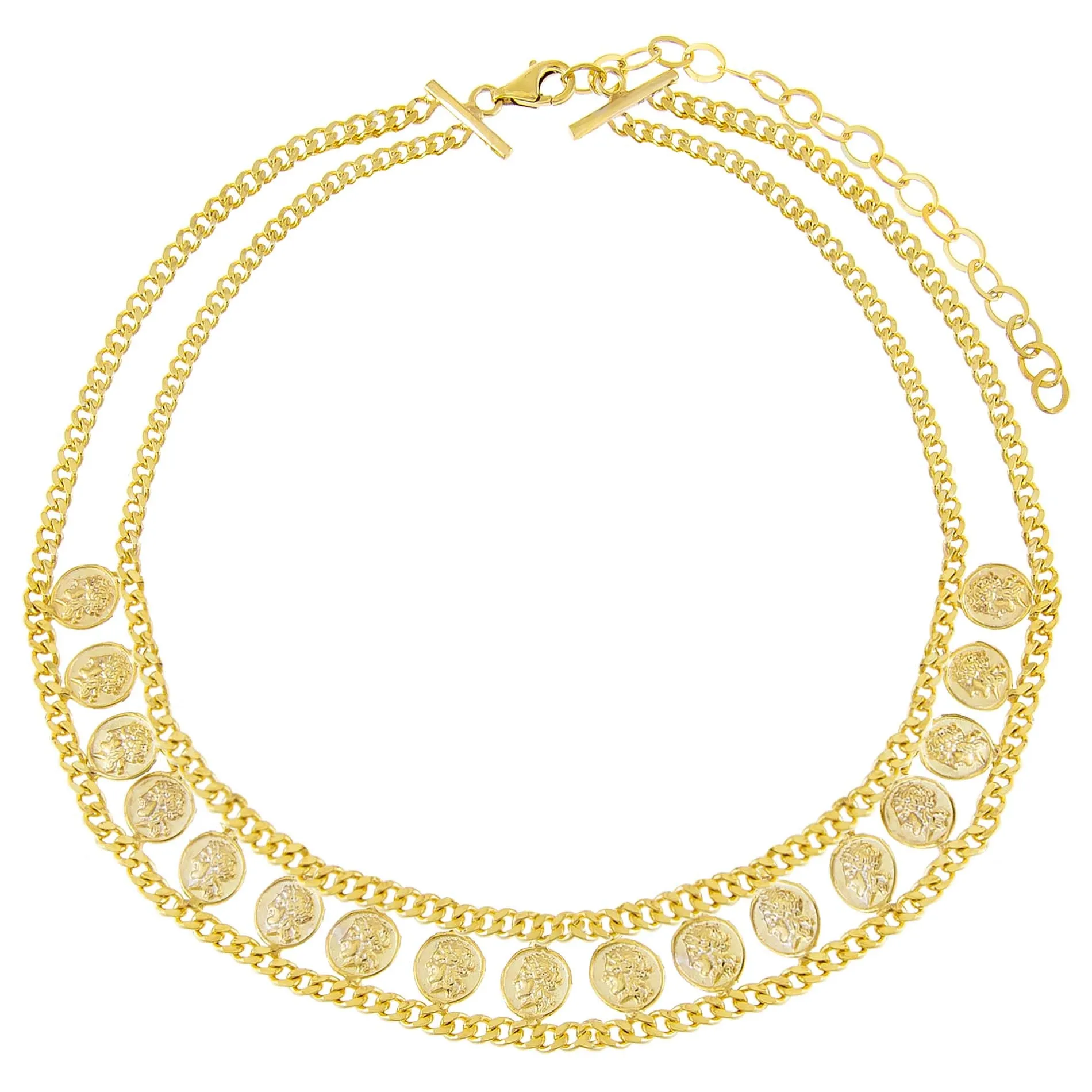 Double Chain Coin Choker