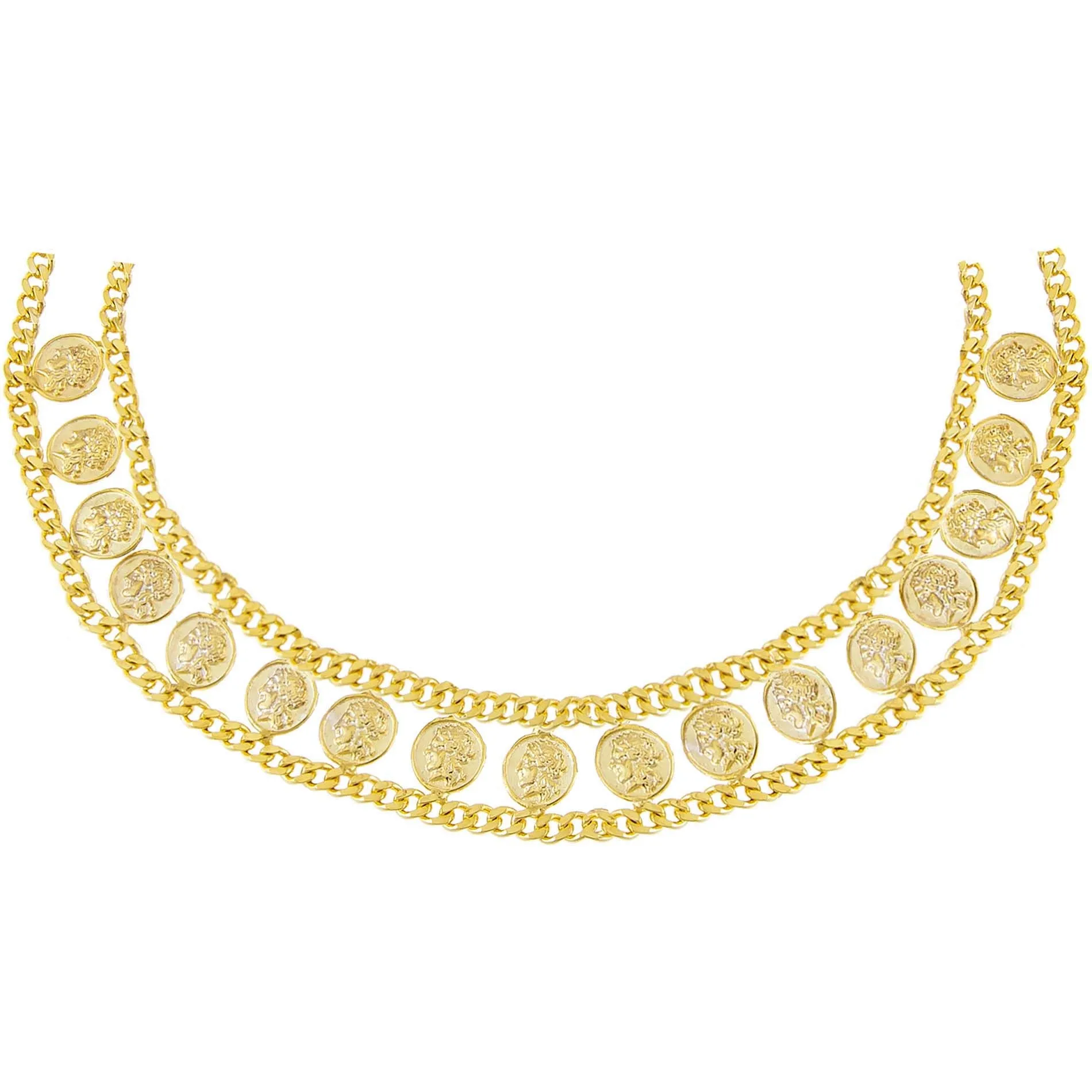 Double Chain Coin Choker