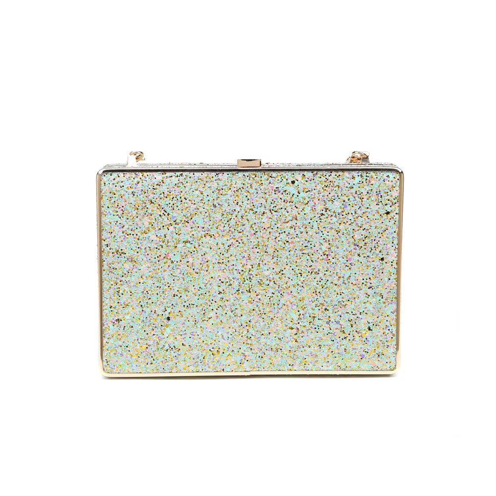 Edith Glitter Clutch