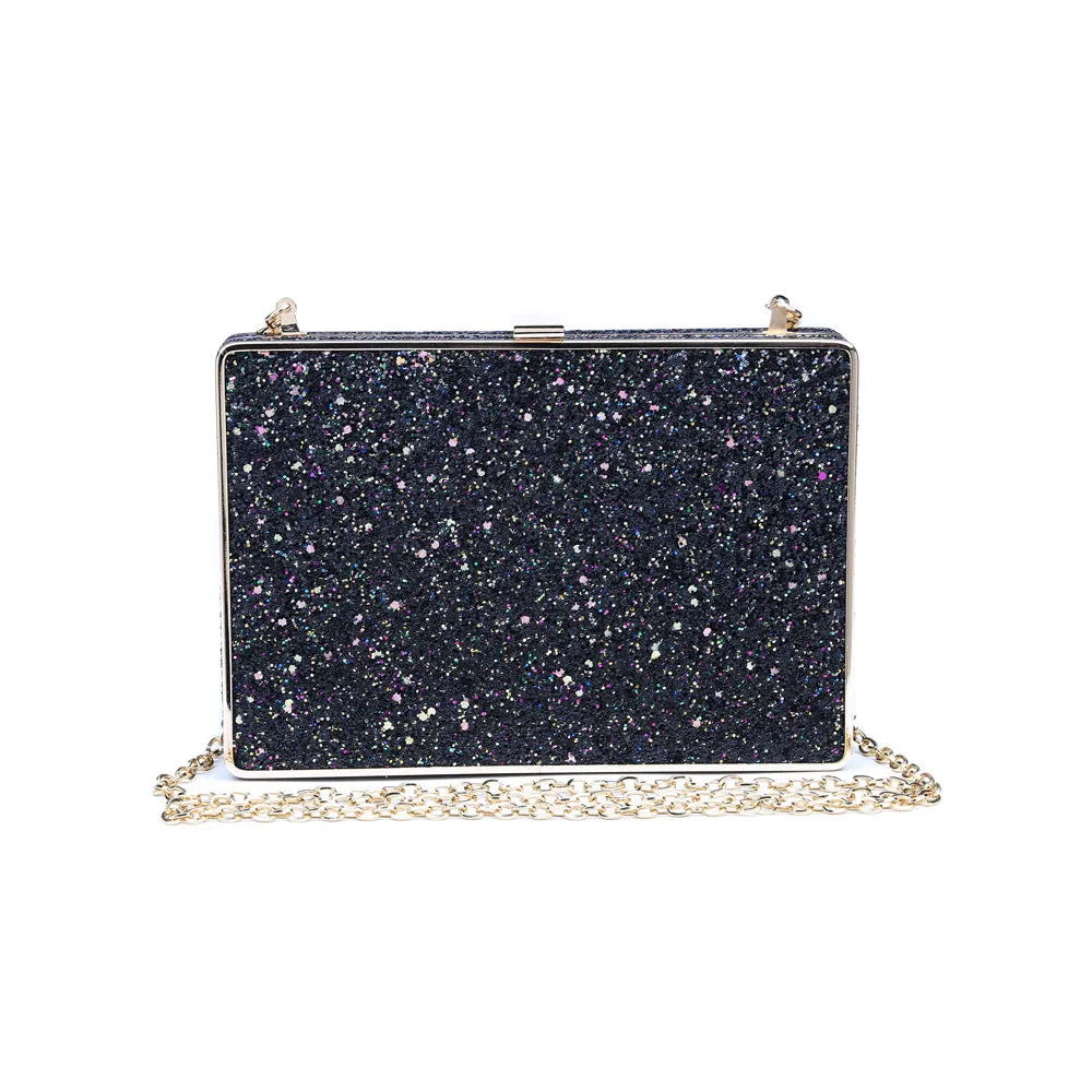 Edith Glitter Clutch