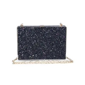 Edith Glitter Clutch