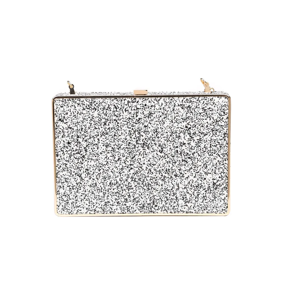 Edith Glitter Clutch