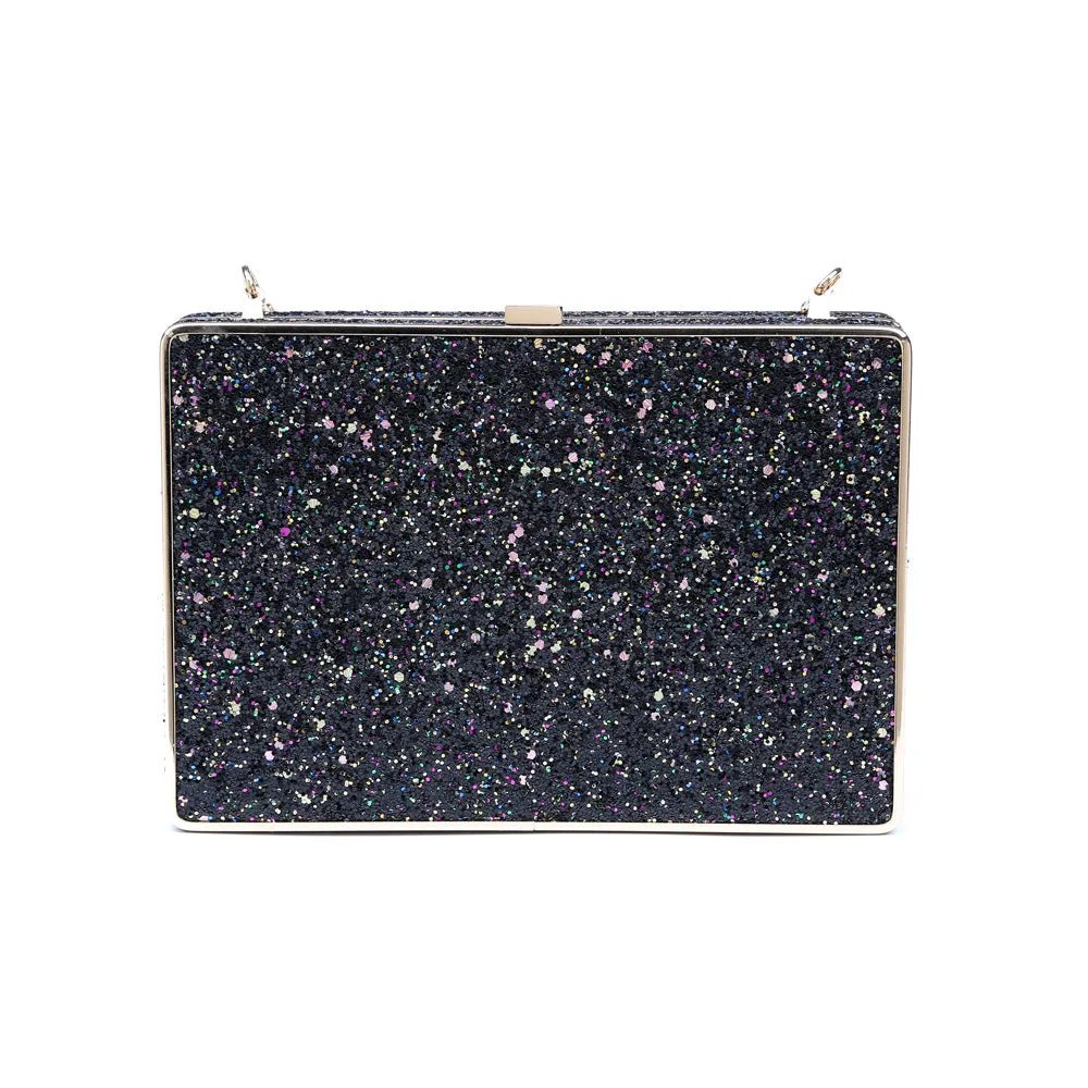 Edith Glitter Clutch