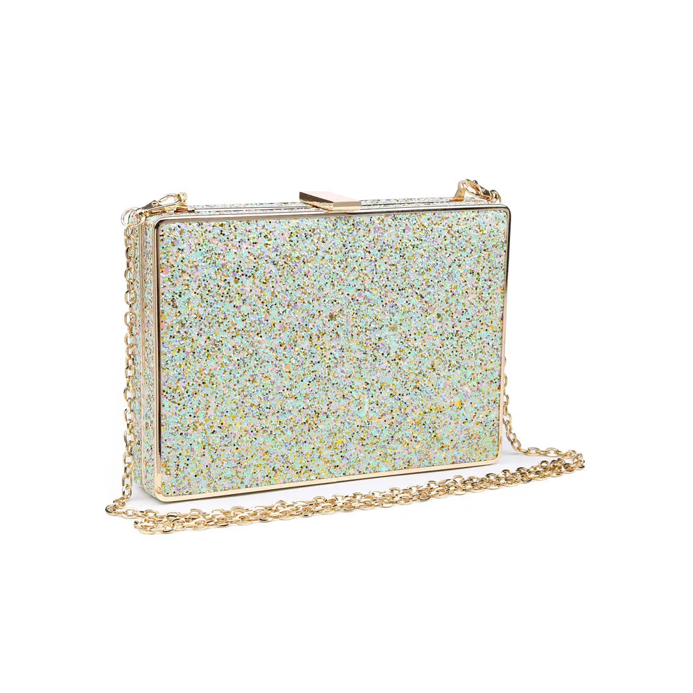 Edith Glitter Clutch