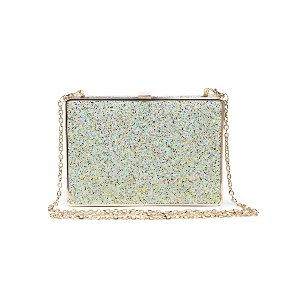 Edith Glitter Clutch