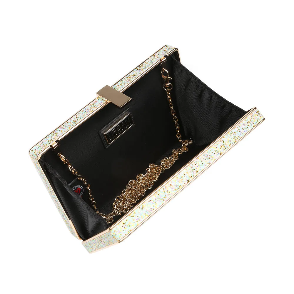 Edith Glitter Clutch