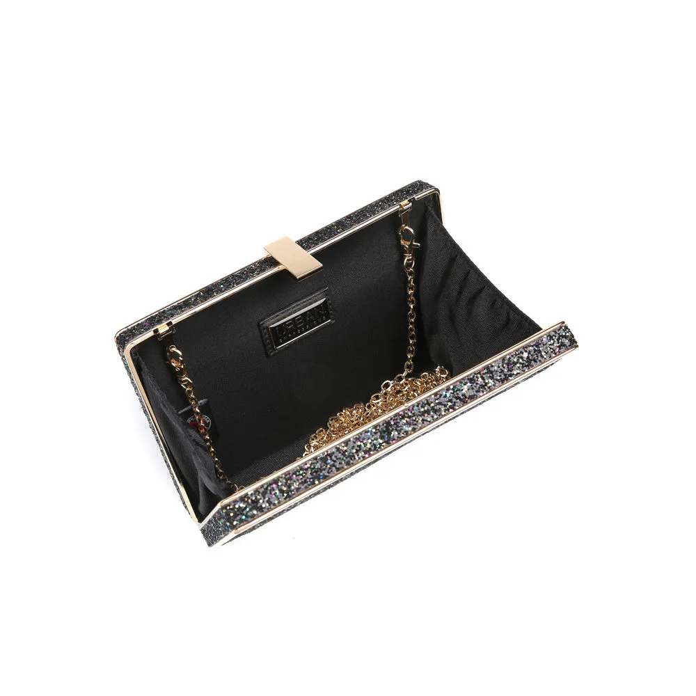 Edith Glitter Clutch