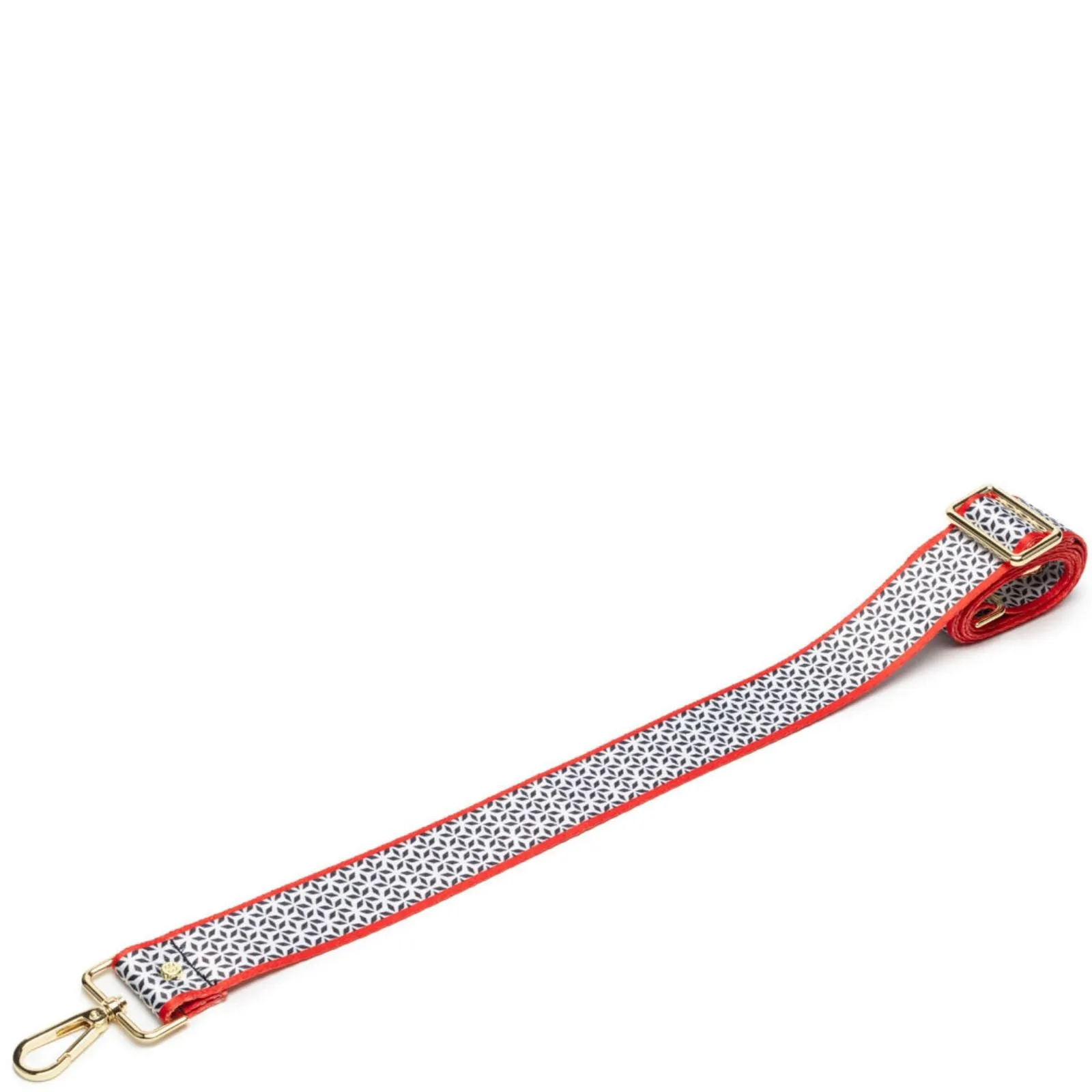 Elie Beaumont Bag Strap - Black & Red Motif