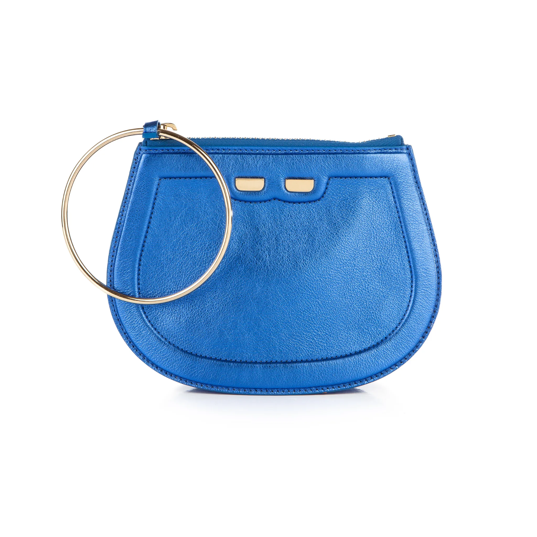 Ellie Bangle in Metallic Royal Blue