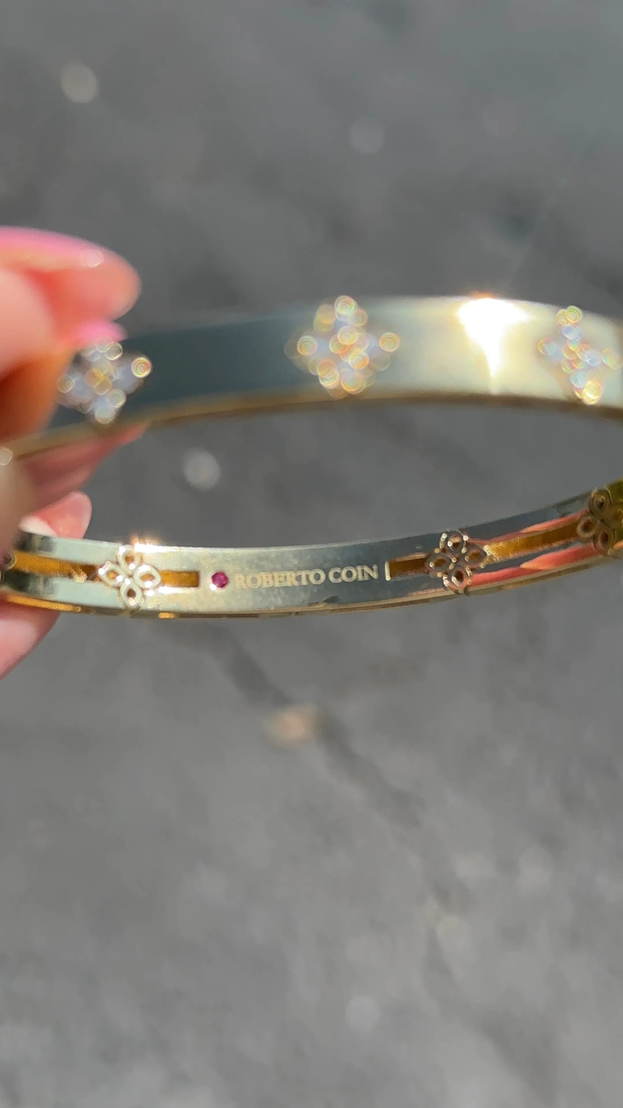 Estate Love in Verona Diamond Accent Bangle