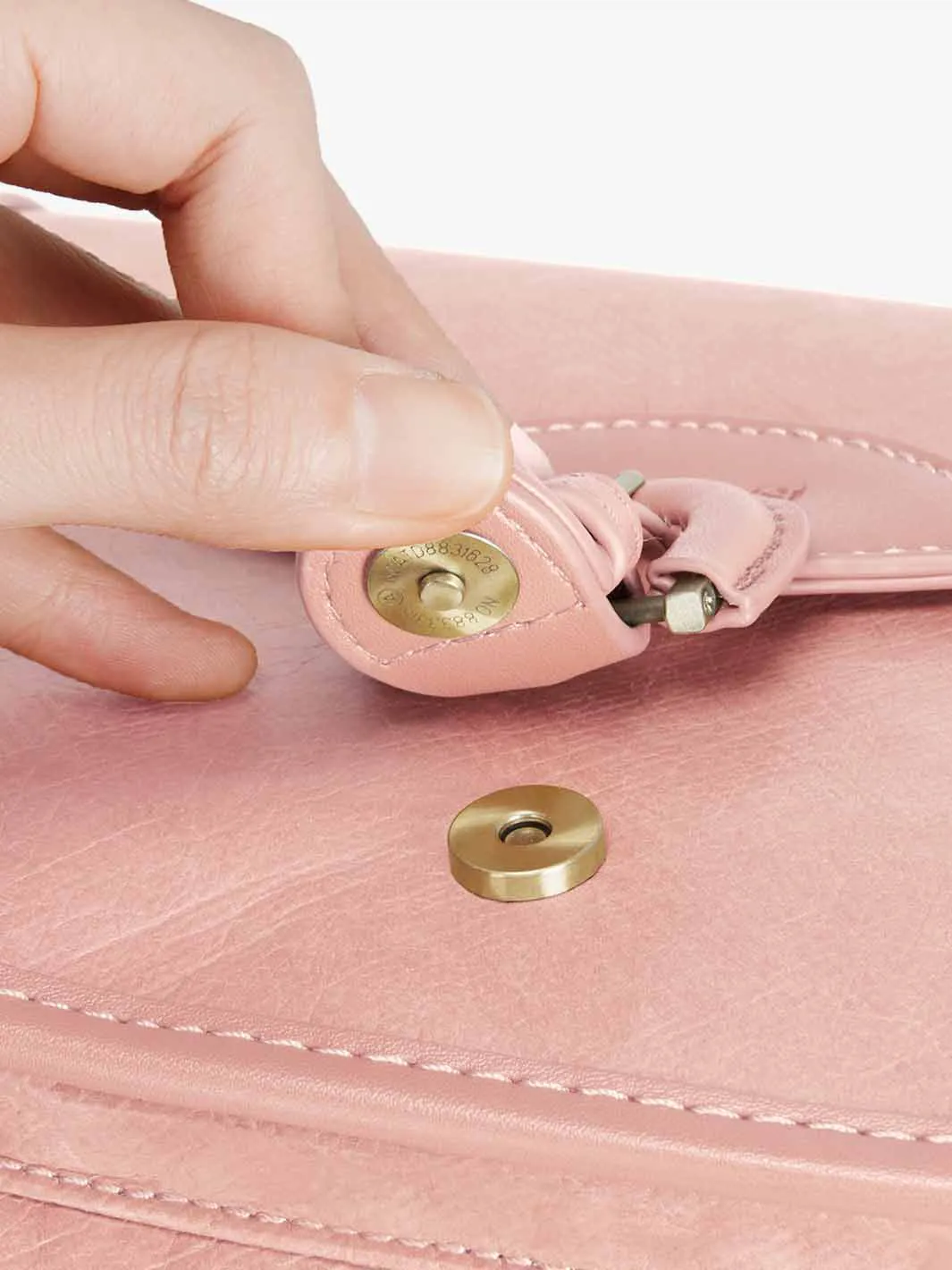 Evelina Washable Paper Vintage Saddle Crossbody