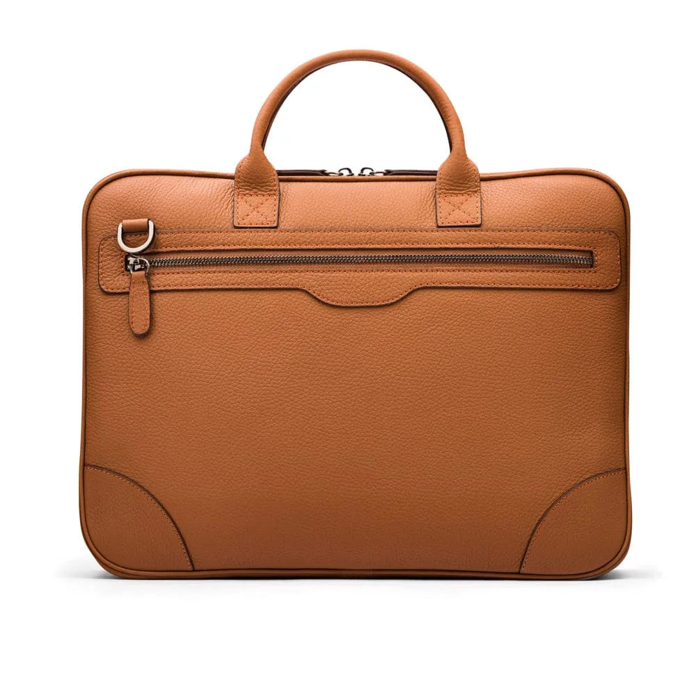 Fitzrovia Leather 16" Laptop Bag - Tan