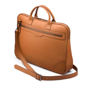 Fitzrovia Leather 16" Laptop Bag - Tan