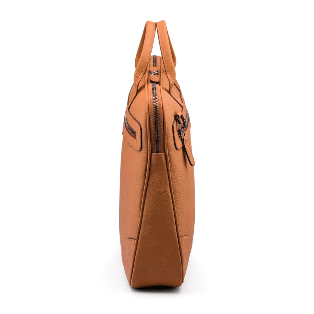 Fitzrovia Leather 16" Laptop Bag - Tan