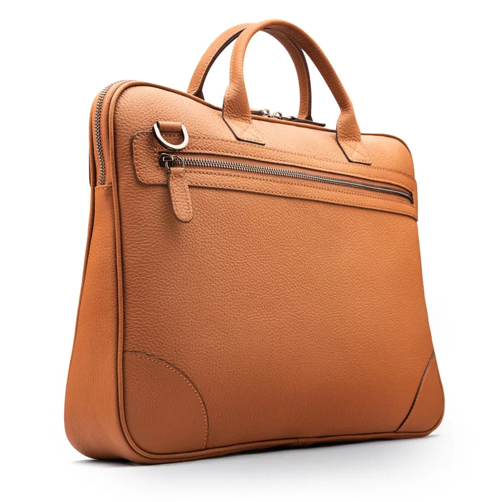 Fitzrovia Leather 16" Laptop Bag - Tan